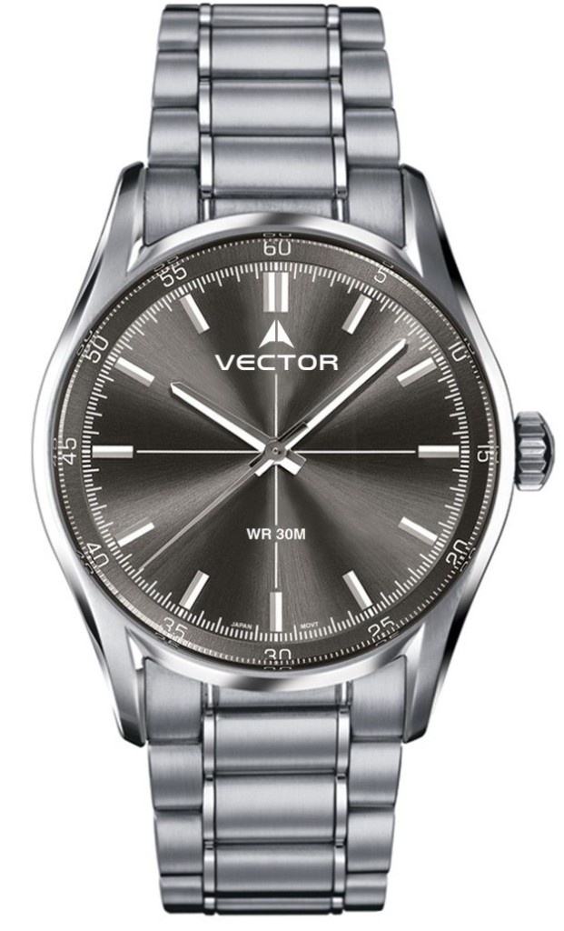 картинка Часы VECTOR V8-039418 серый  от магазина ЧАСПРОМ