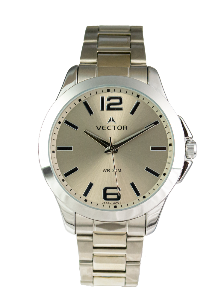 картинка Часы VECTOR V8-001413 серый  от магазина ЧАСПРОМ