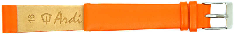 Ремешок для часов Ремень кожаный РК-1603-01 оранжевый Classic
