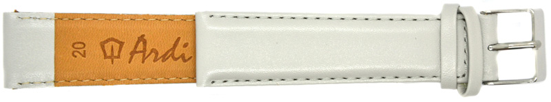 Ремешок для часов Ремень кожаный FIJI РК-2005-01 М (серый)