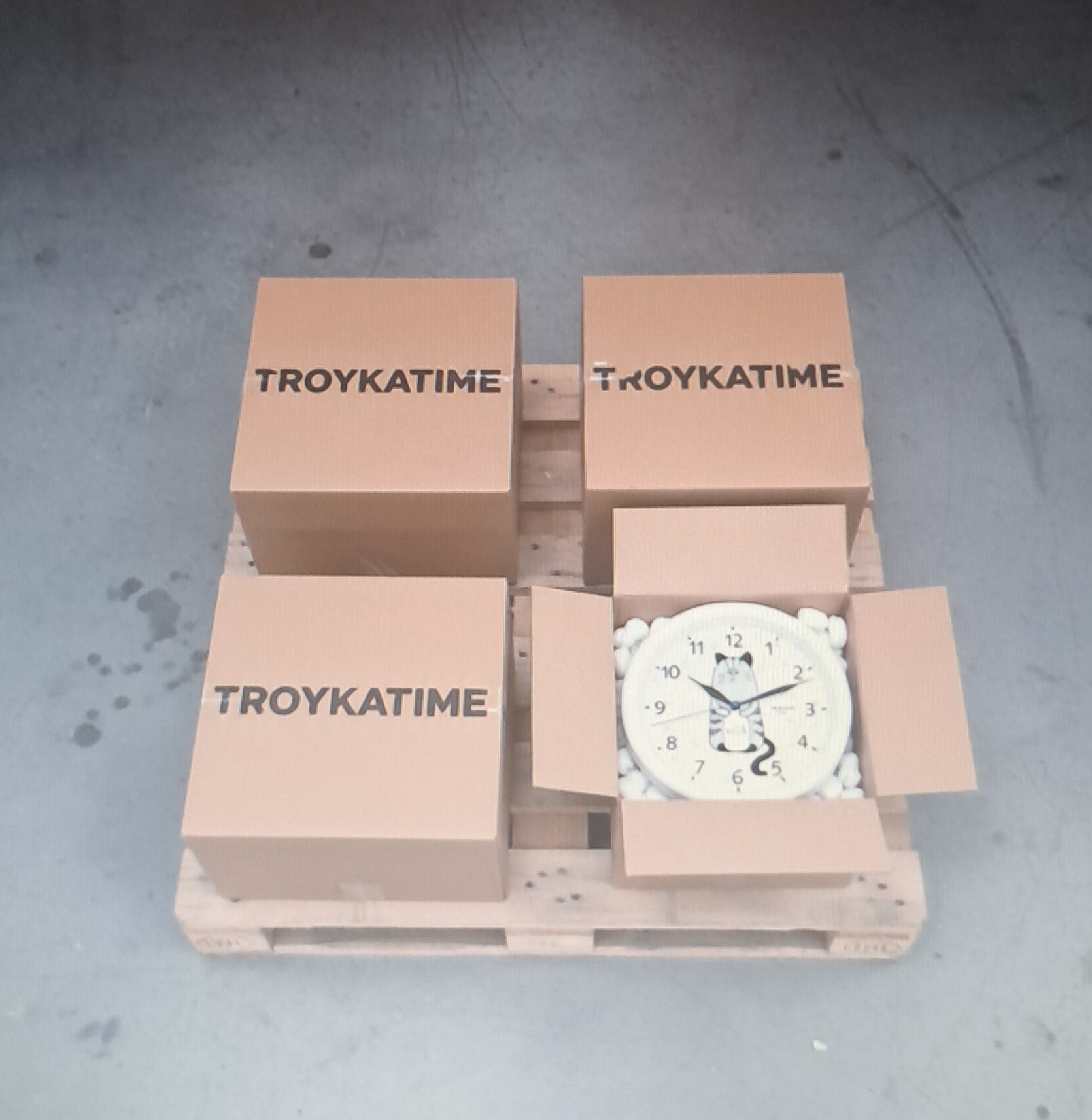 Отгрузка часов Тройка для Wildberries