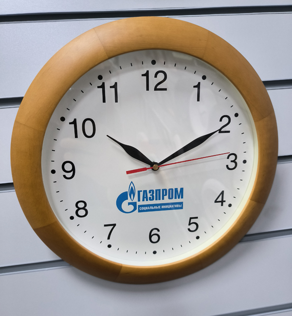 Часы с логотипом Газпром